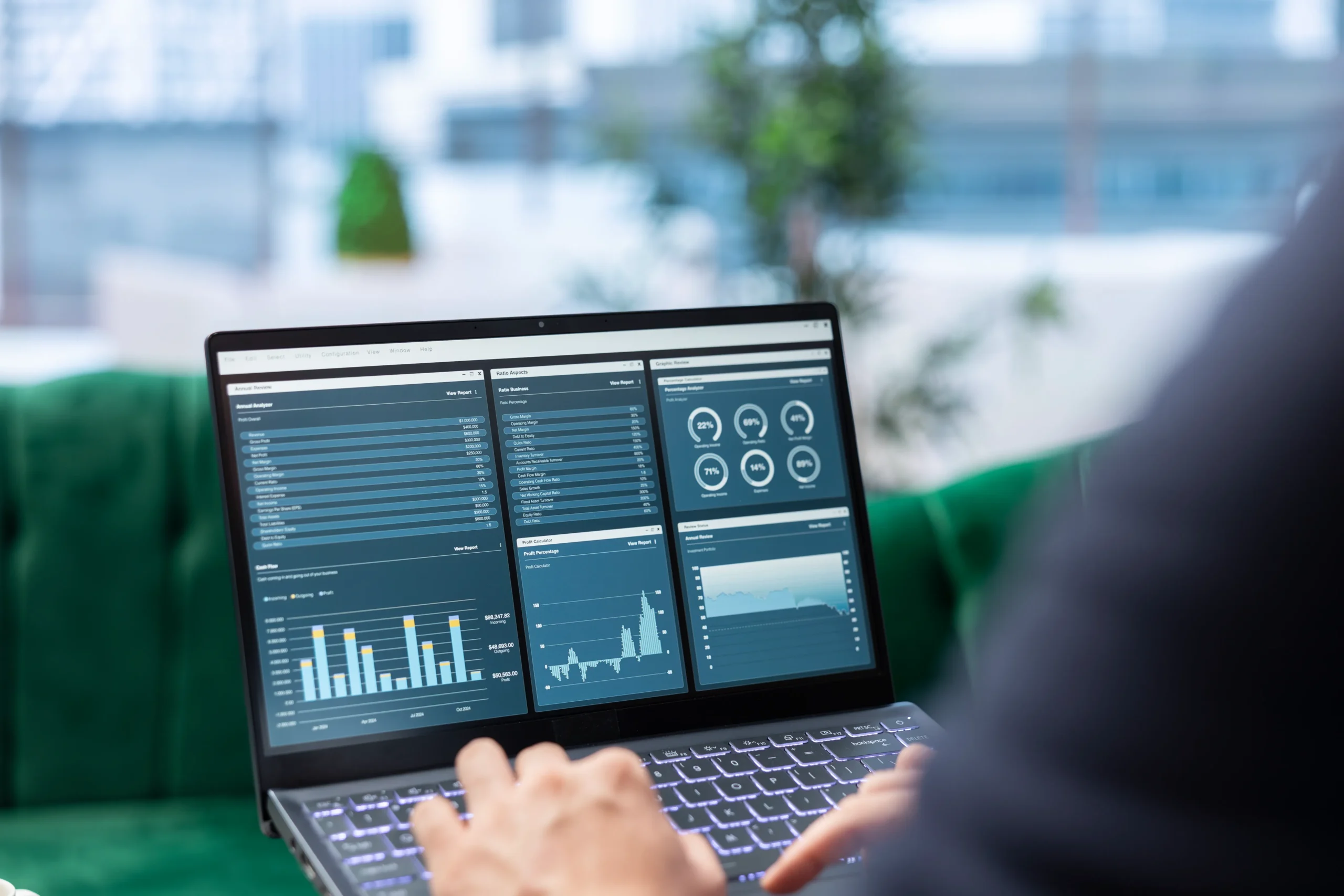 Visualization of computational processes executed through Coding algorithm development techniques.