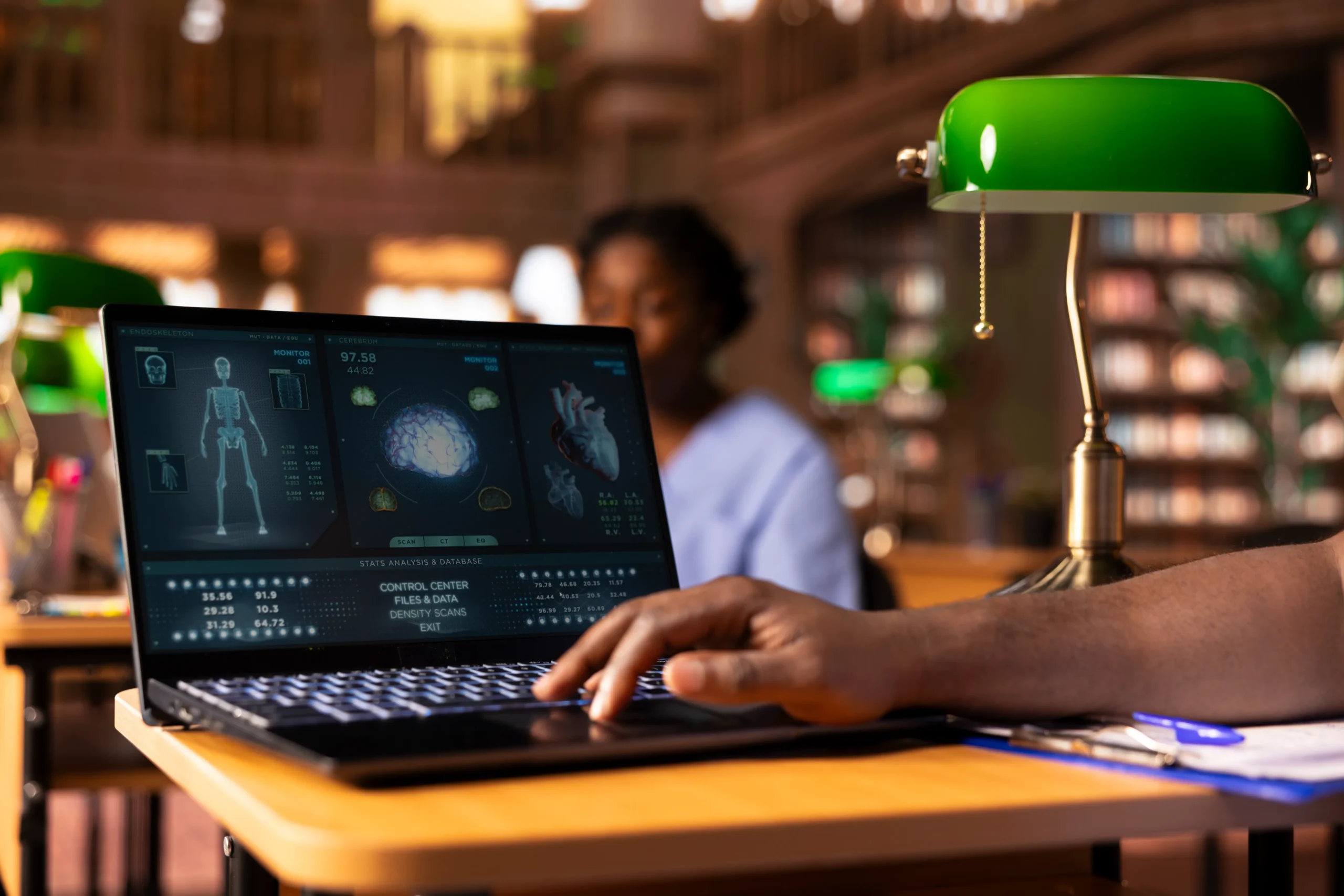 Software interface showing data models and scripts created for Coding algorithm development tasks.