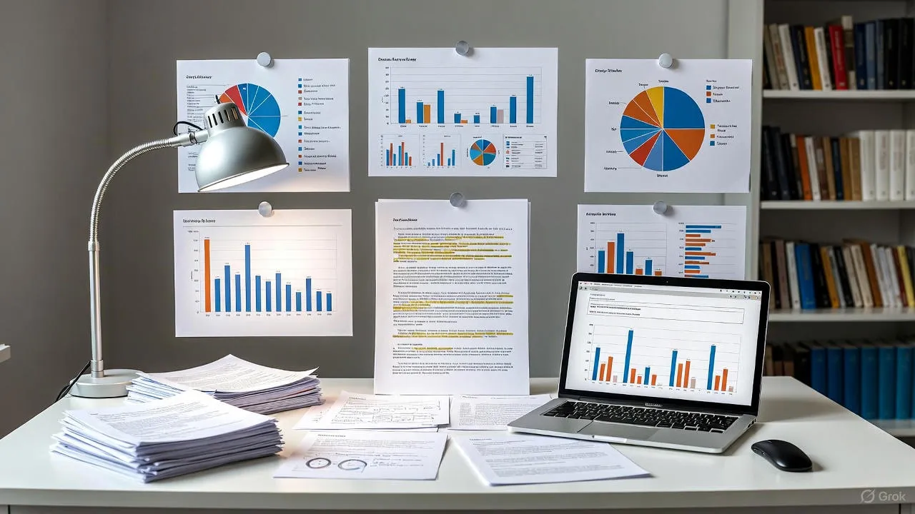 Research manuscript drafts and scientific data visuals created for original studies in PhD writing services.