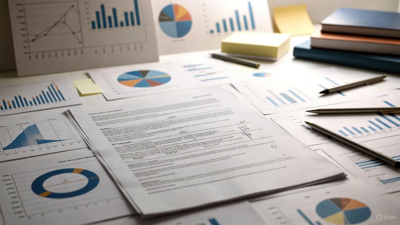 Manuscript proofreading notes and scientific editing tools used for refining documents in PhD writing services.