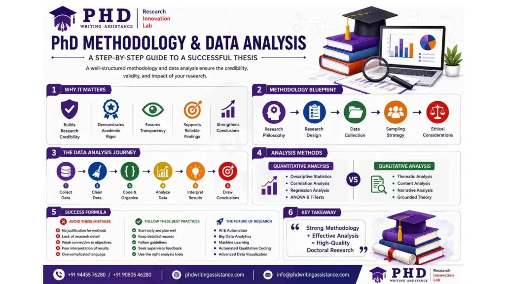 Step-by-step PhD data analysis chapter guide and research methodology process